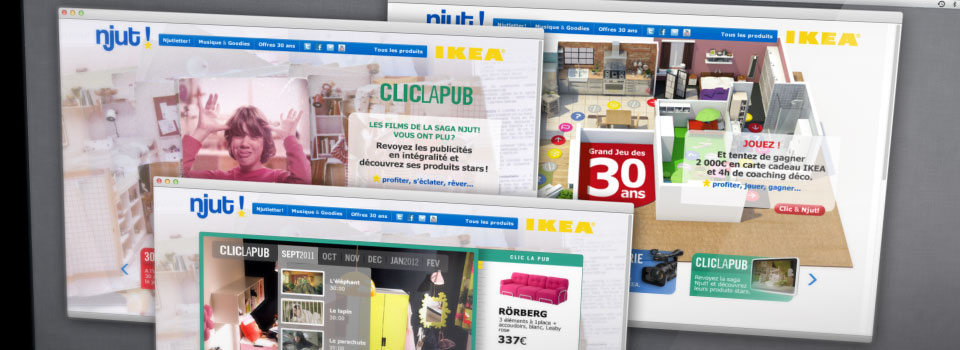 IKEA njut.fr brand content
